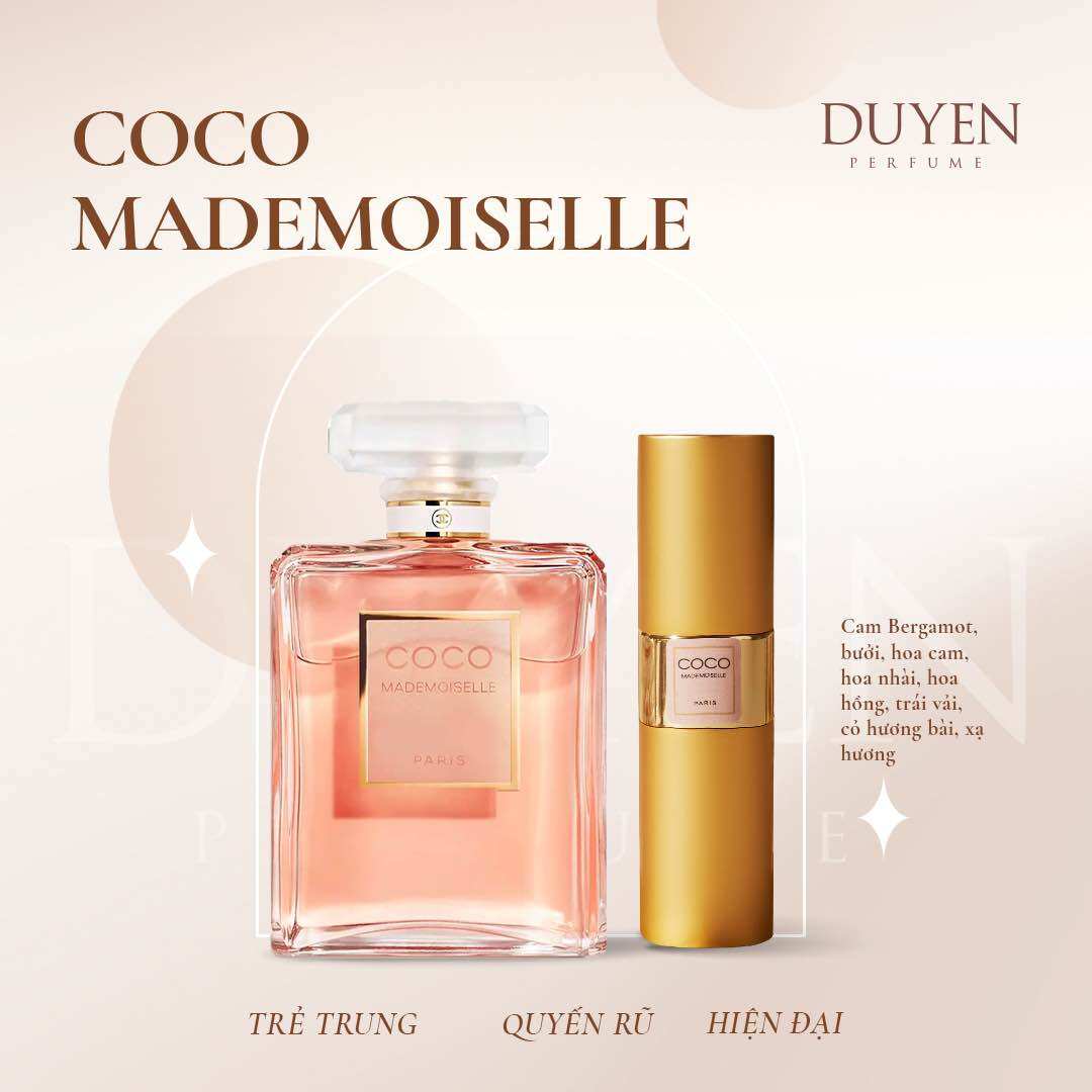 Duyenperfume - nước hoa mini 20ml nữ coco mademoiselle