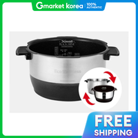 Cuckoo | Nồi cơm điện Cuckoo DHAS069FW chính hãng, nồi lồng trong bằng thép không gỉ Eco IH Wide Flat dành