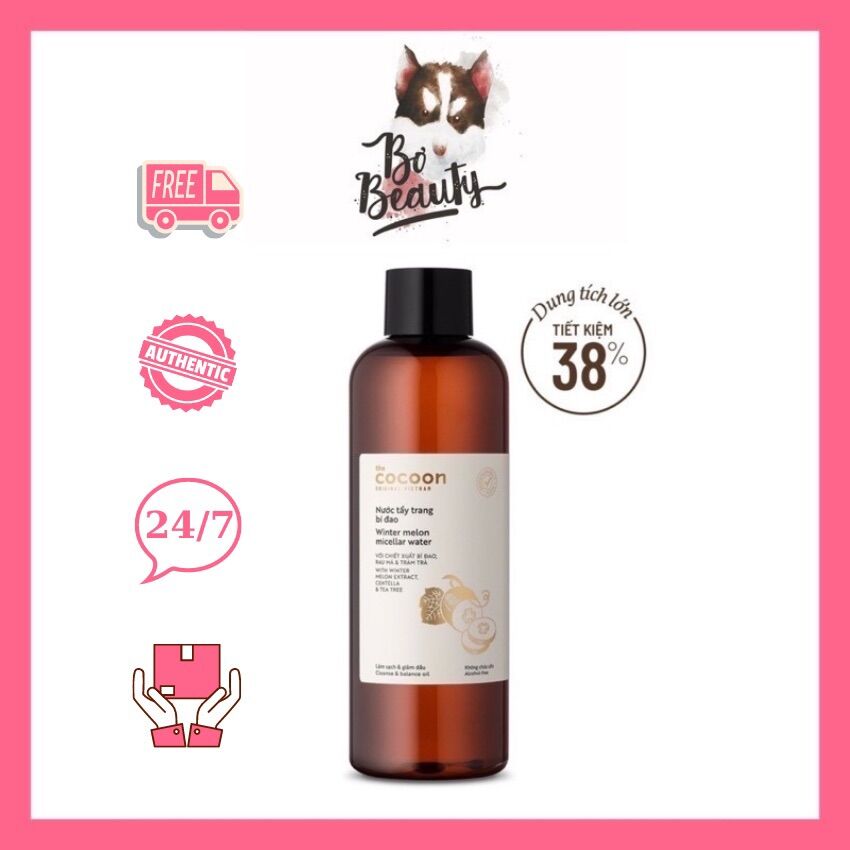 Bigsize - nước tẩy trang bí đao cocoon 500ml