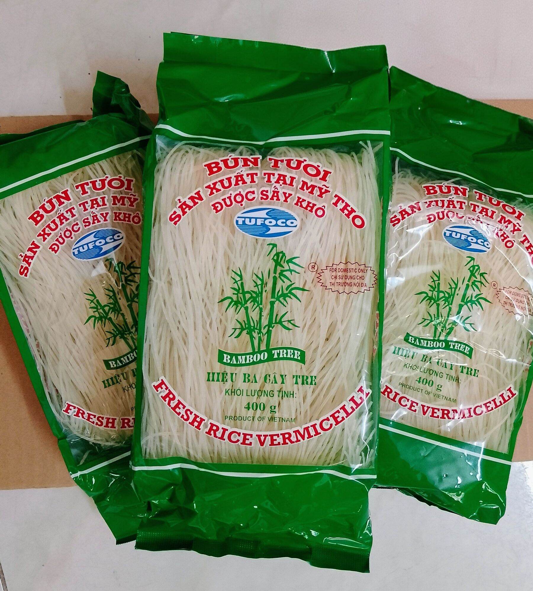Combo 3 gói Bún Tươi Ba Cây Tre loại A 400gr/ gói