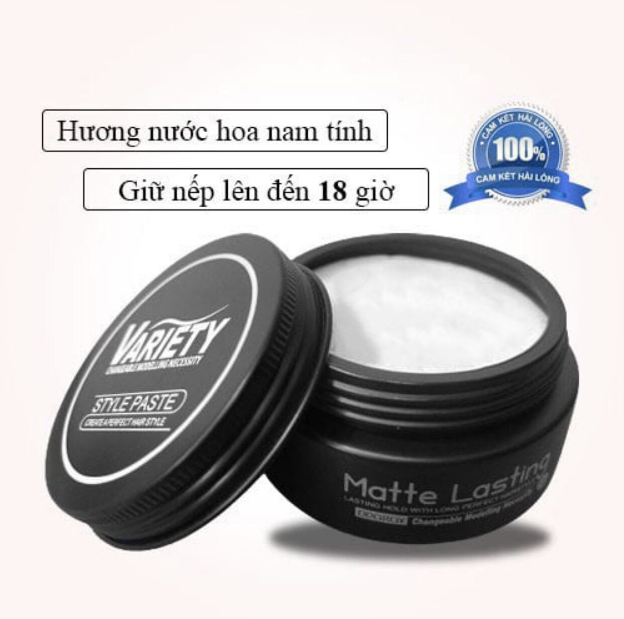 Sáp vuốt tóc variety matte Lasting 100ml