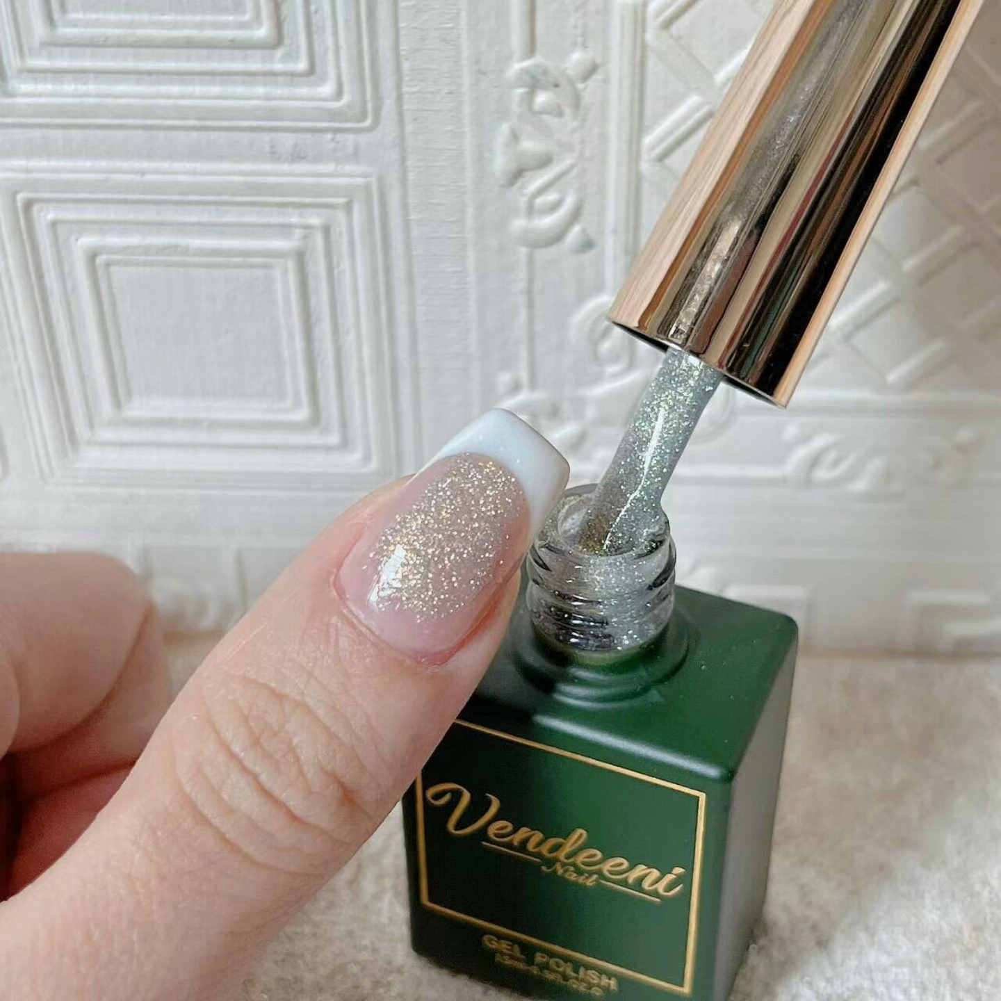 Sơn gel nhũ flash ánh xà cừ Vendeeni 15ml