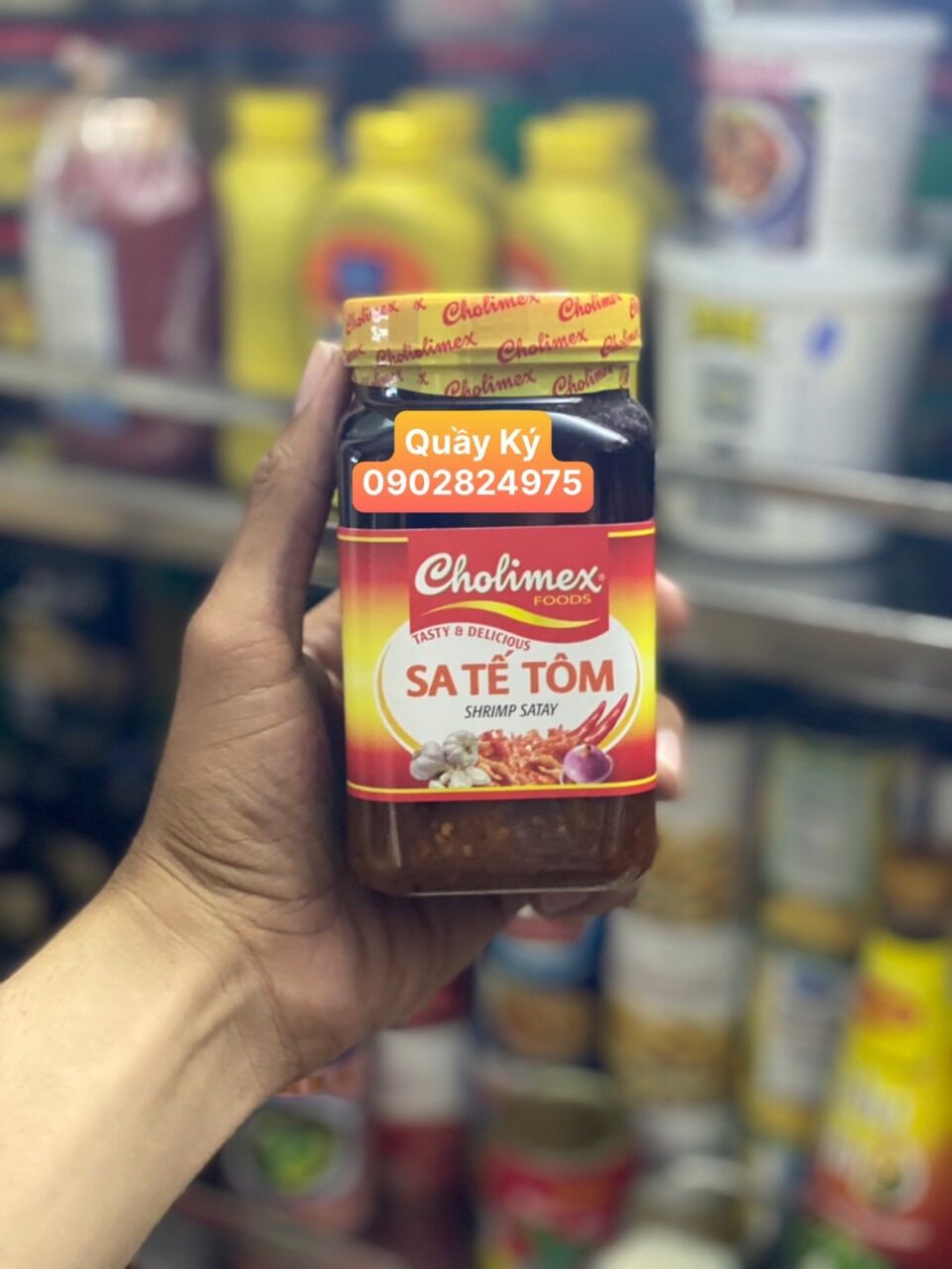 Sa tế tôm cholimex hủ 450gr
