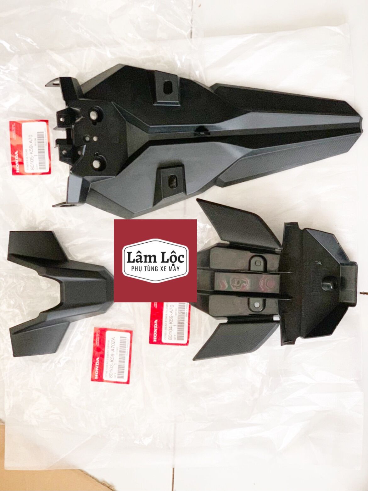Bộ dè sau vario click 150 125 160 2018-2023 honda