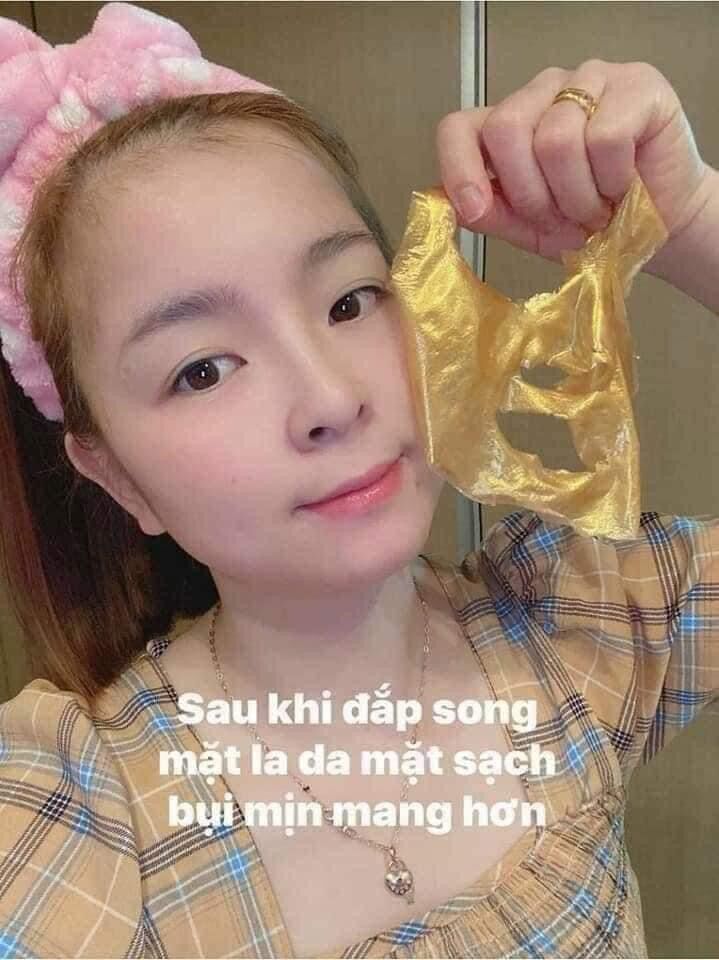Mặt nạ vàng 24k có tem chuẩn thái lan