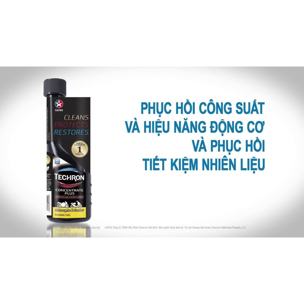 Dung dịch vệ sinh buồng đốt Caltex Techron Concentrate Plus 75ml (carbon Techron )
