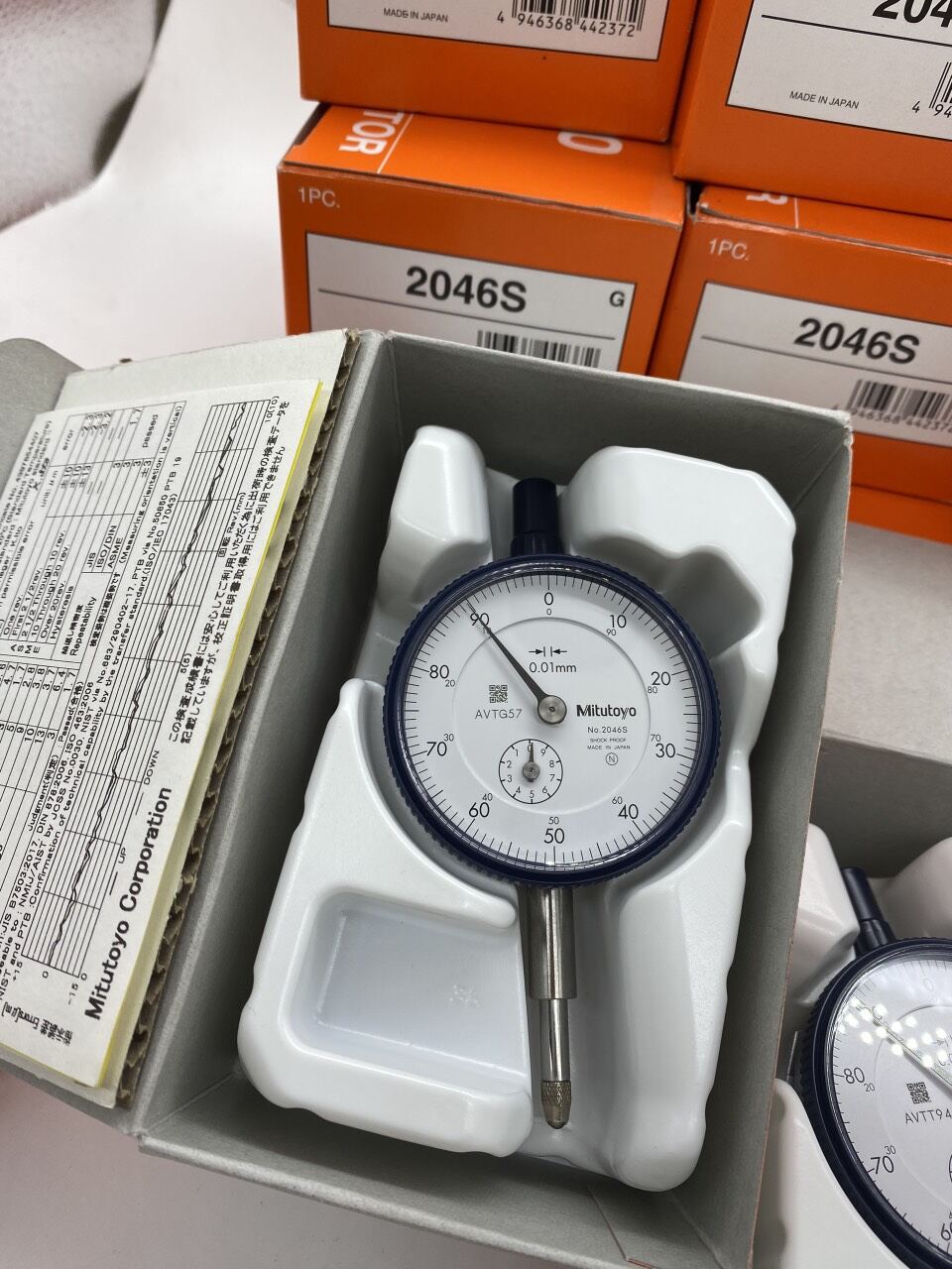 Đồng hồ so cơ khí Mitutoyo 2046S (0-10mm/0.01)