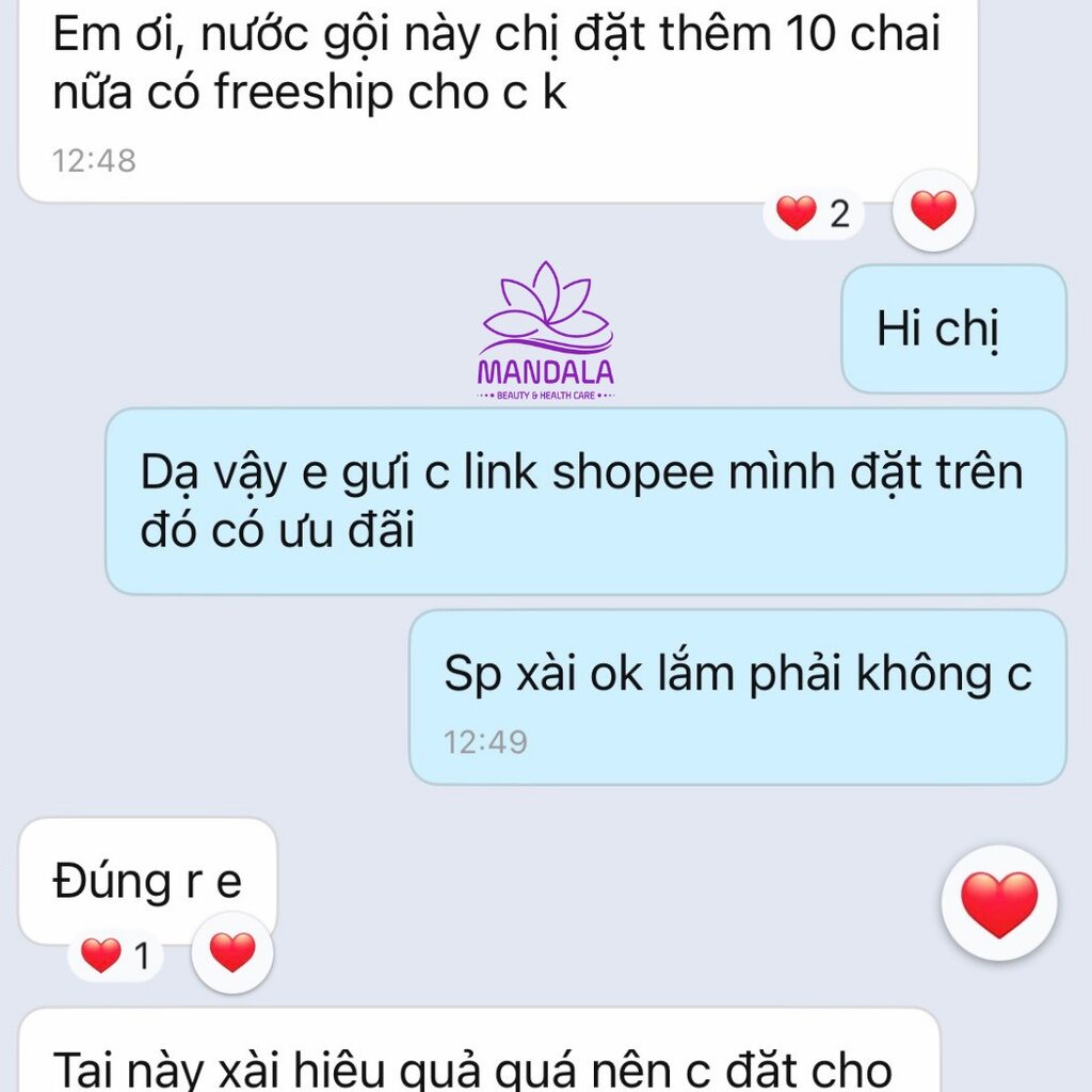 Nước Gội MANDALA nước gội thảo dược chăm sóc tóc MANDALA