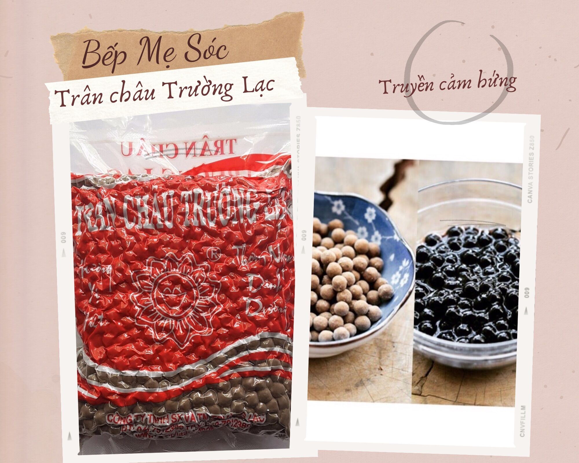 Trân Châu Đen Trường Lạc 1kg Làm Trà Sữa Tàu Hũ