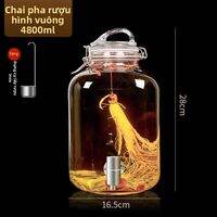 KuaKe | Bình thủy tinh ngâm rượu cao cấp