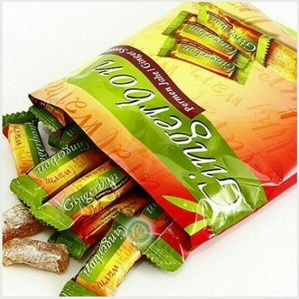 Combo 3 gói Kẹo Gừng Dẻo Gingerbon Ginger Candy (Gói 125g)