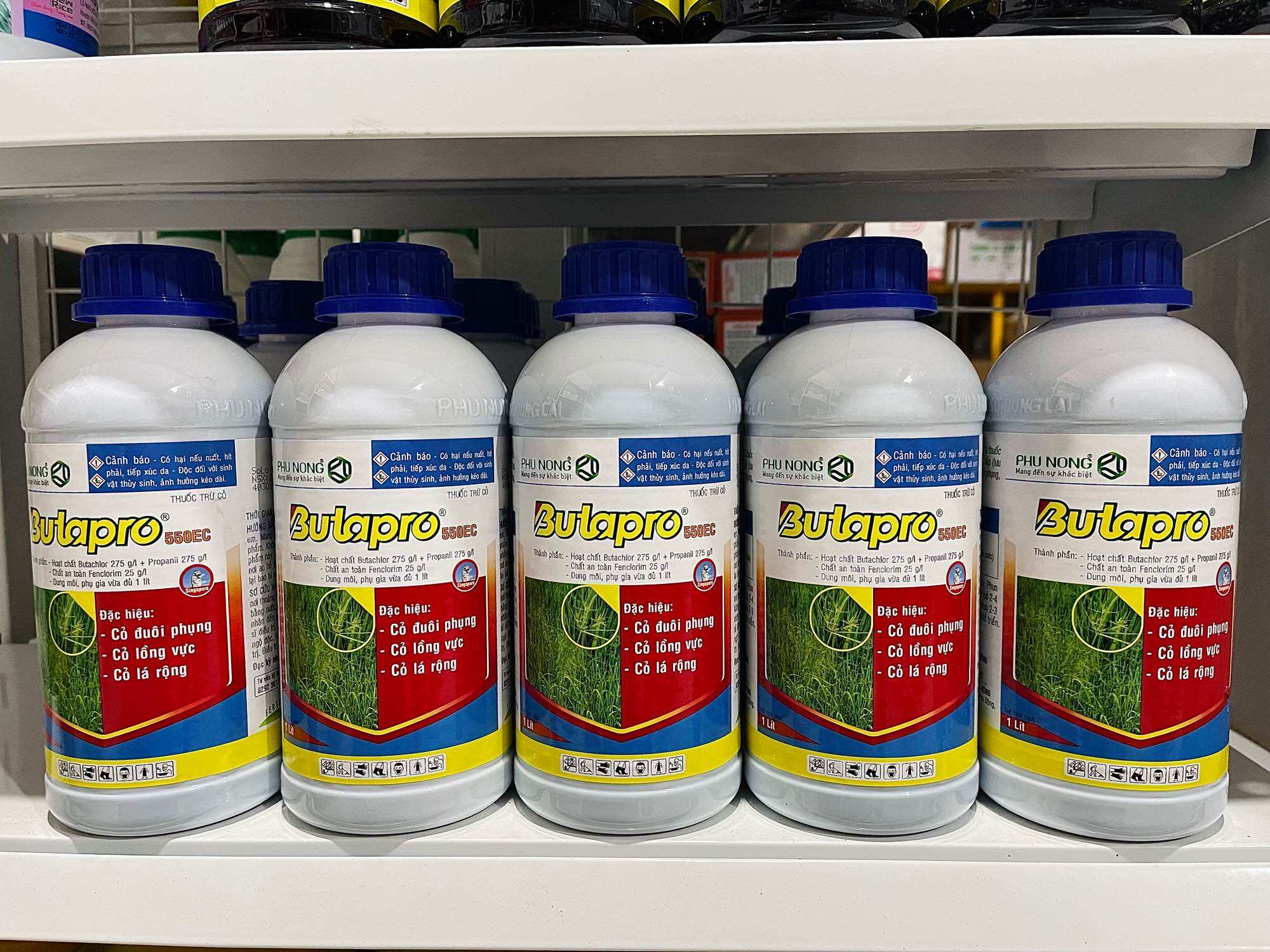 BUTAPRO 550EC của PHÚ NÔNG chai 1Lít. Trừ cỏ lúa