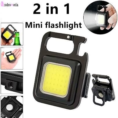 ĐÈN PIN COB LED ( 3 CHẾ ĐỘ ) SIÊU SÁNG-MÓC KHÓA MỞ NẮP CHAI
