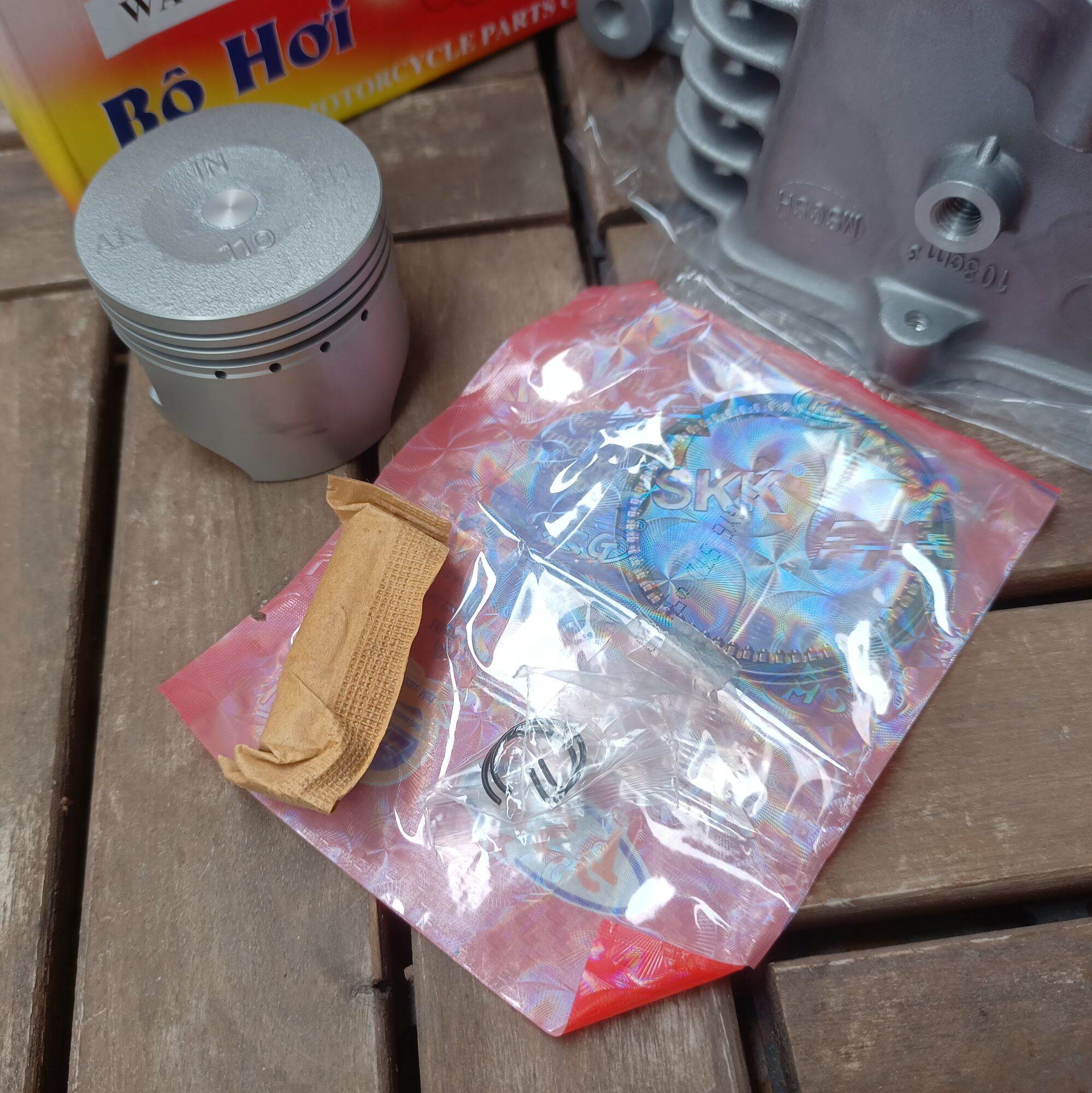 Bộ nòng, xi lanh wave 110 (108cc) nhôm std cos 0 hiệu PAG/MSG