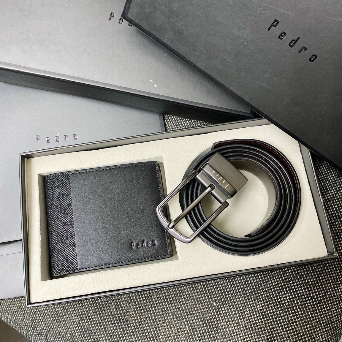 Set ví thắt lưng pedro sang trọng