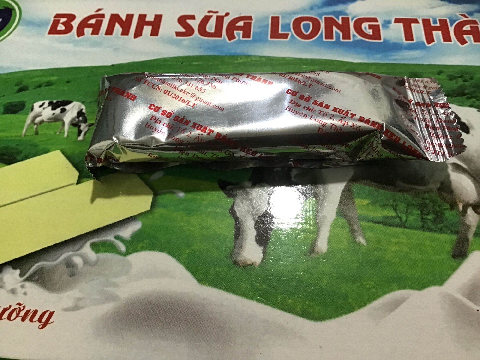 Bánh sữa nguyên chất LONGTHANHMILKCAKE
