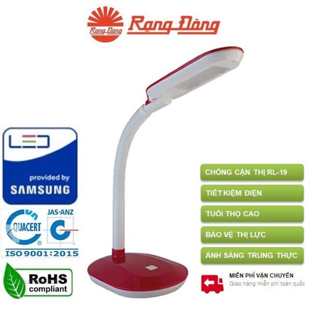 Đèn học rạng đông RD-RL-19, đèn học chống cận thị