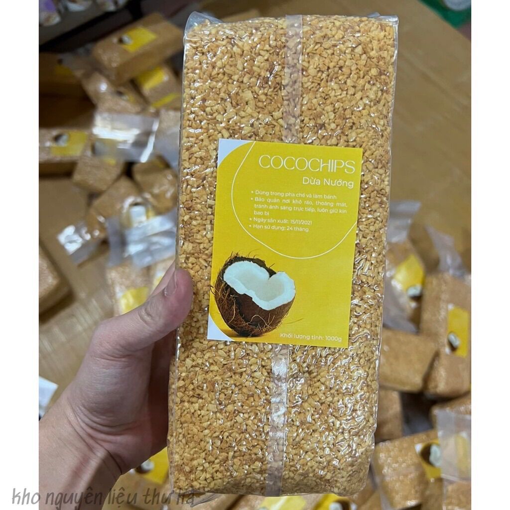 Vụn dừa nướng Cocochips 100g (tách từ gói 1kg)