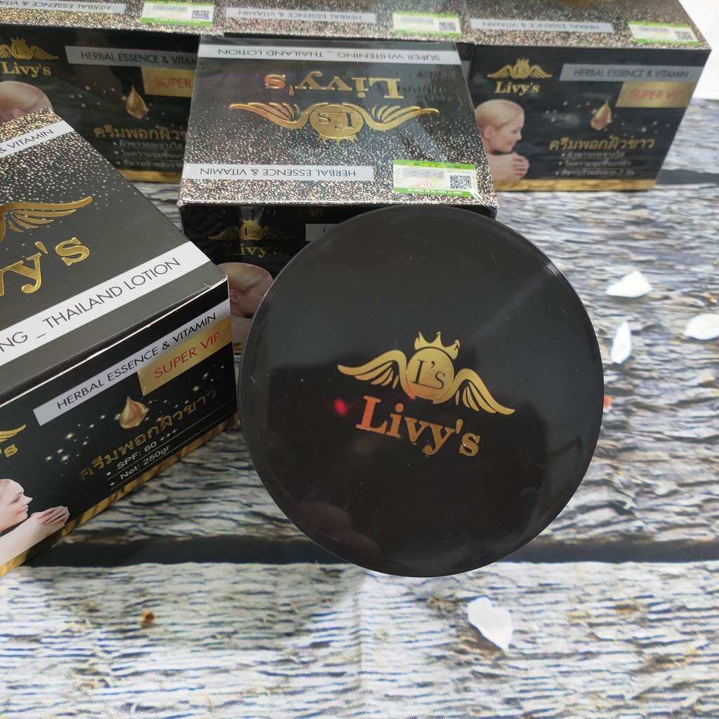 Kem body Livy's đen mẫu mới Thái lan