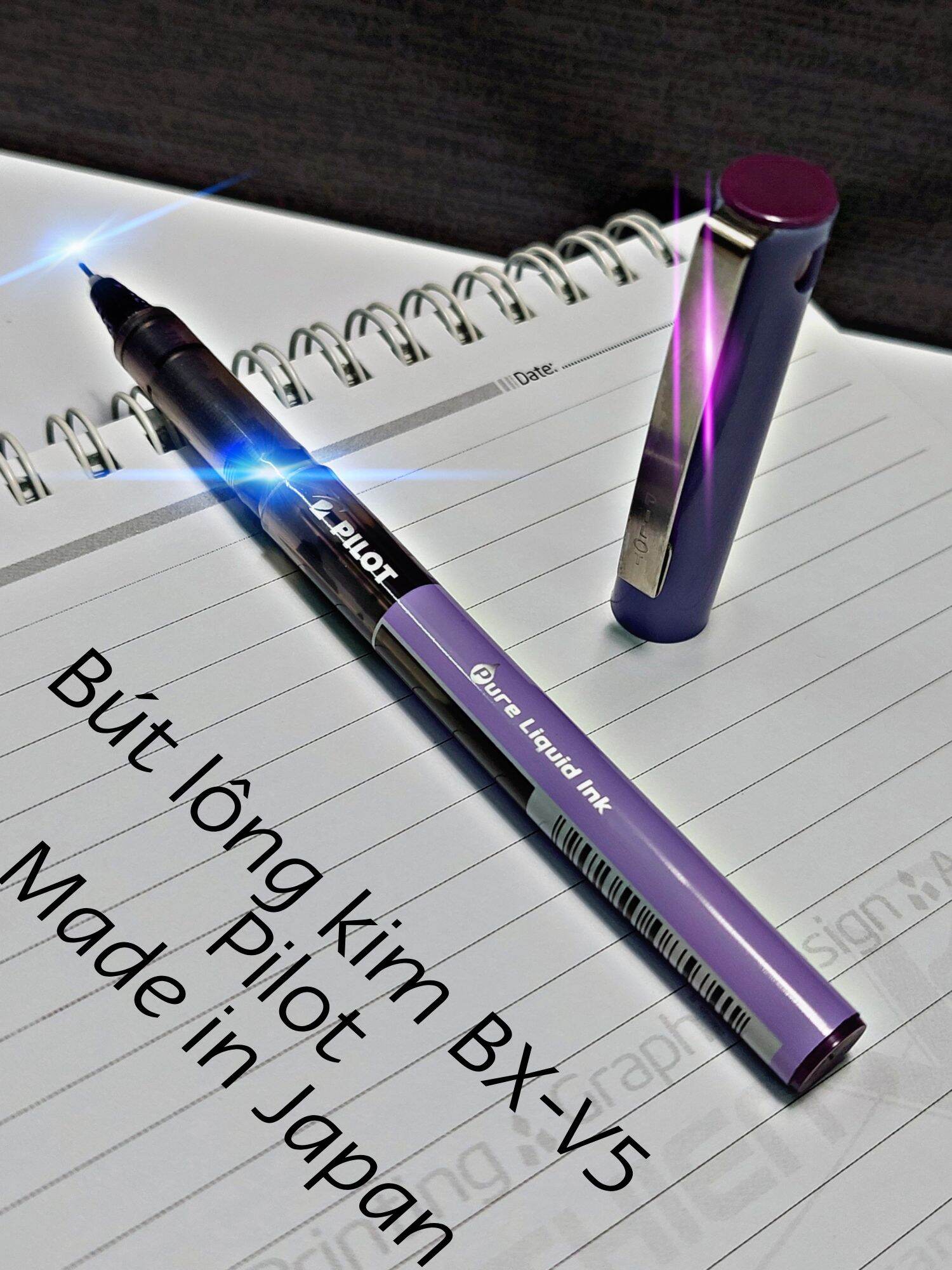 Bút lông kim Hi-techpoint BX-V5 Pilot (0.5mm)/ Made in Japan