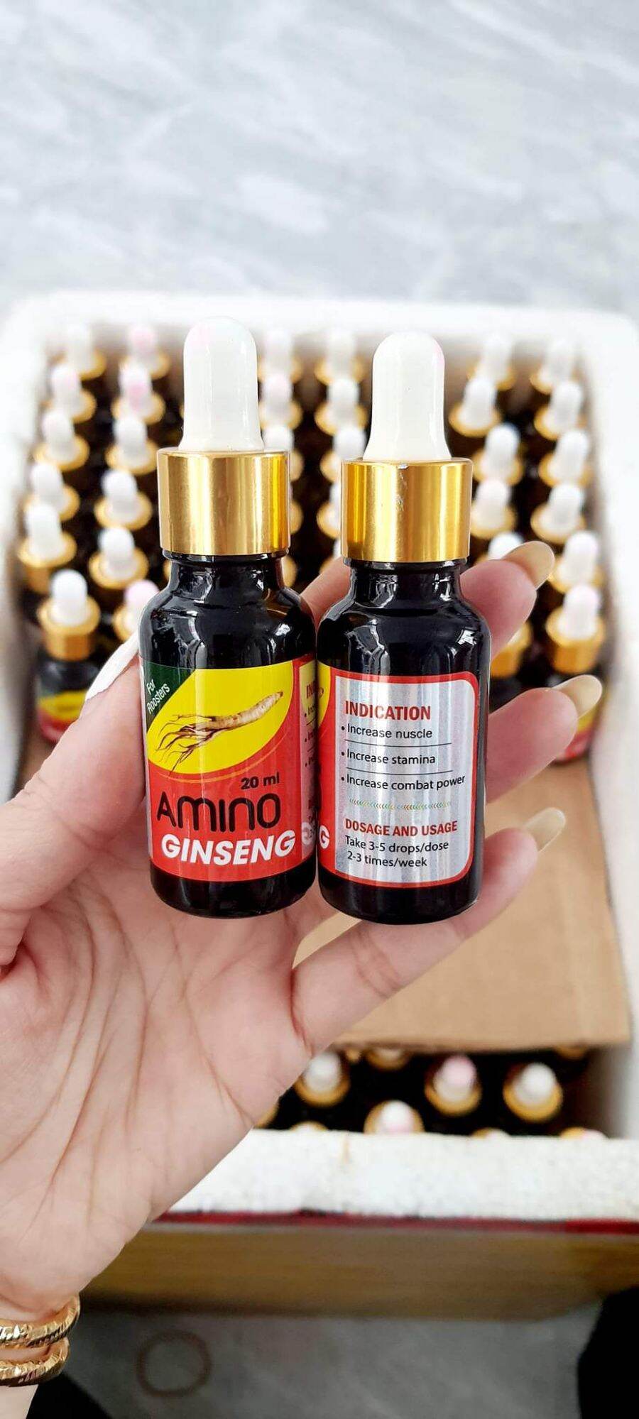 Sâm amino ginseng bổ sung cho gà