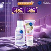 Combo NIVEA Tẩy Trang & Sữa Rửa Mặt Luminous Sạch Da - Dưỡng Sáng - Kiềm Dầu