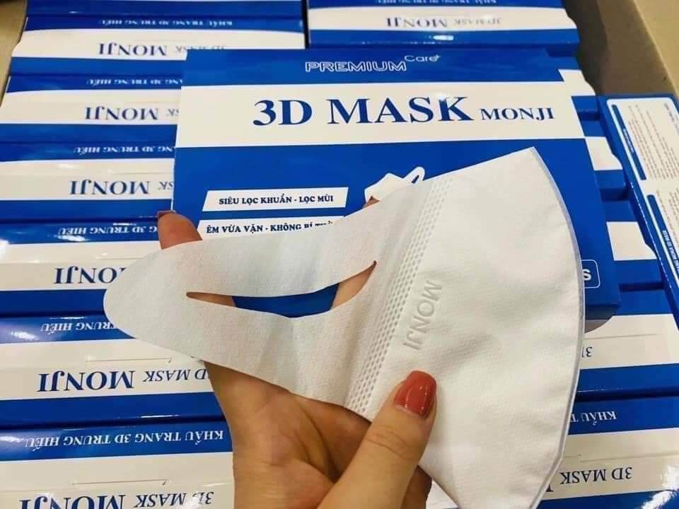 KHẨU TRANG 3D MASK 1h 50 cái