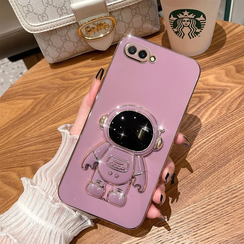 ốp lưng iphone 6Plus, iphne 7Plus,  iP 8Plus  iphone X, Iphone 11 phi hành gia giá đỡ