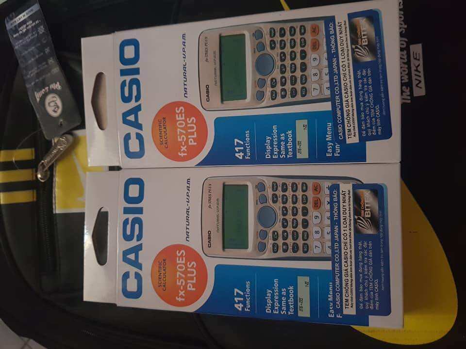 Máy tính casio fx570es plus - hàng new 100% - lỗi đổi mới
