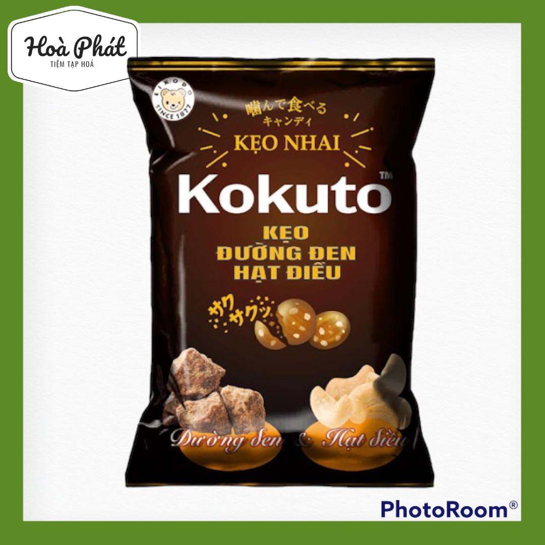 Kẹo đường đen hạt điều Kokuto 100grm