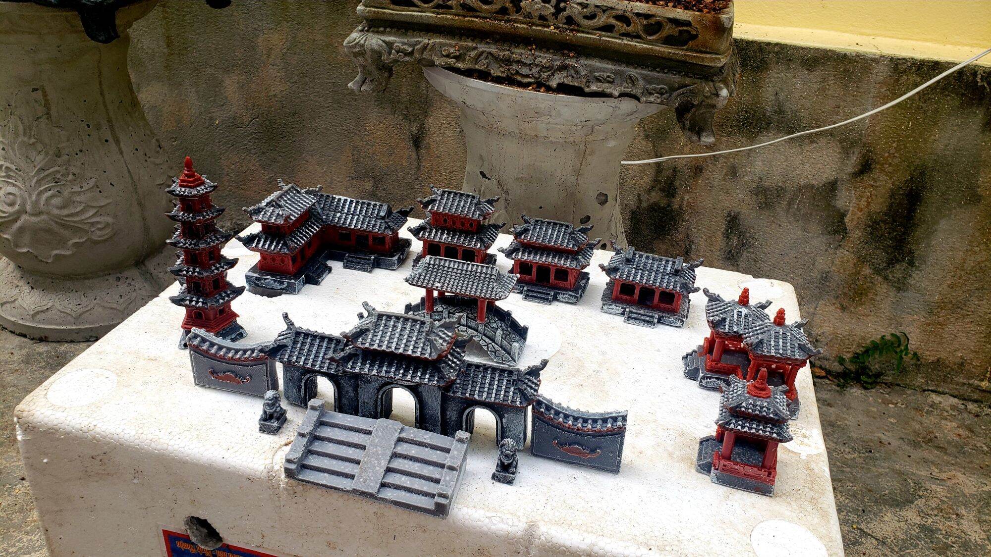 Bộ nhà 12 món, trang trí, setup tiểu cảnh, non bộ...