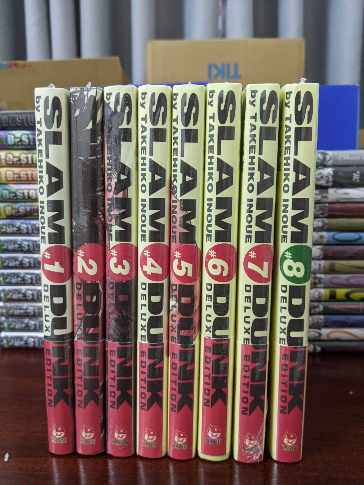 Slamdunk 1-8 1 bìa nguyên seal