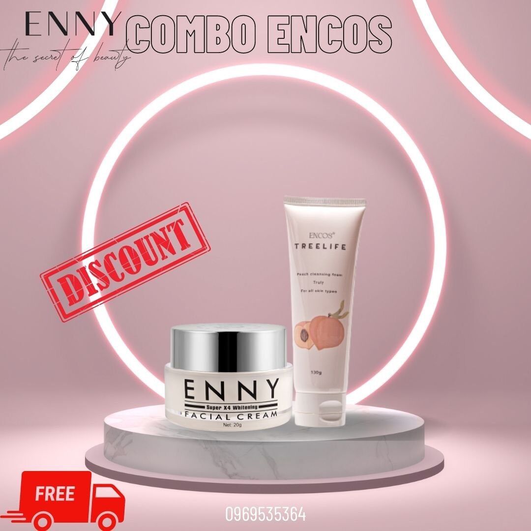 Combo Face Enny X4 Kèm sữa rửa mặt Enny lớn