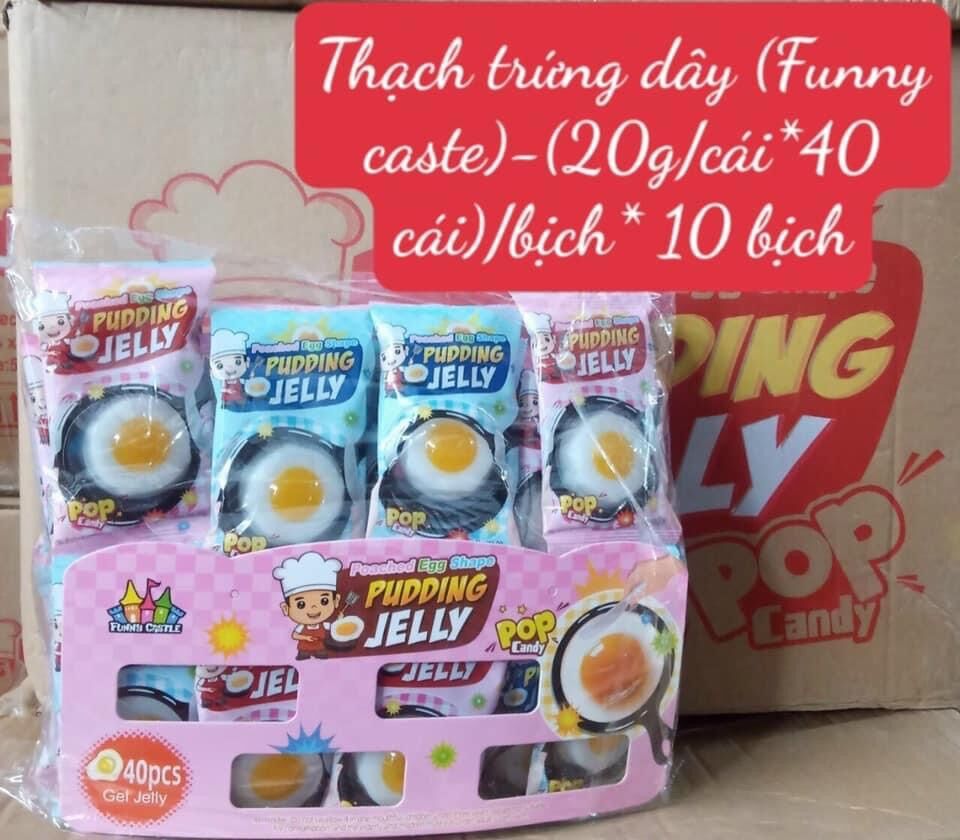 Combo 10 cái PUDDING THẠCH MÔ PHỎNG CHẢO TRỨNG CHIÊN