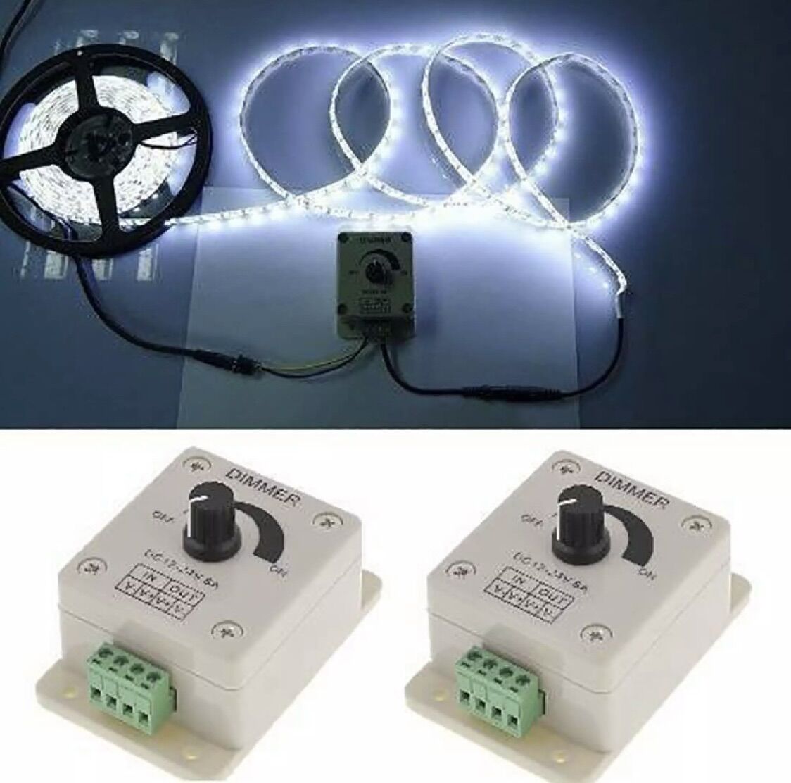 Dimer đèn 12v. dimer tăng giảm độ sáng led dây 12v/24v. kopri kim phụng