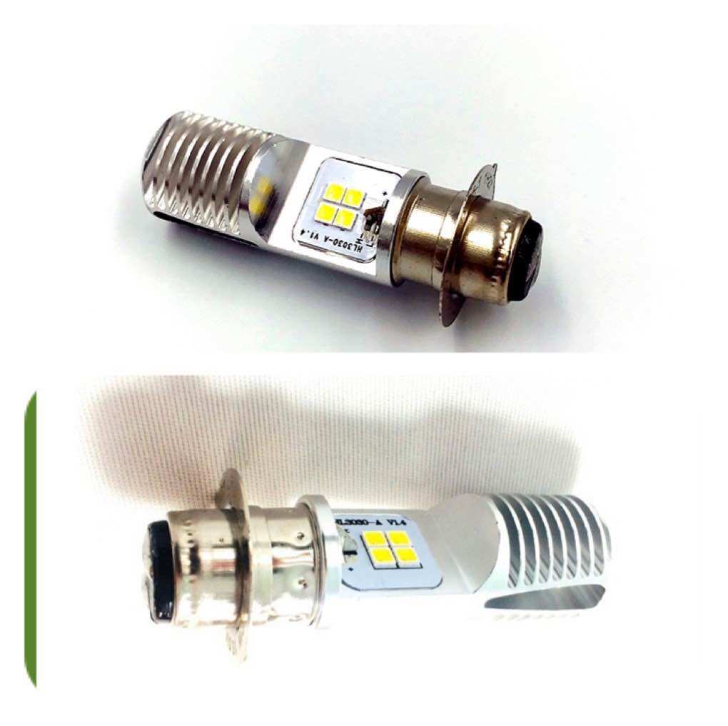Bộ 2 bóng led cao cấp cho xe đời cũ sử dụng 2 bóng wave, jupiter, future