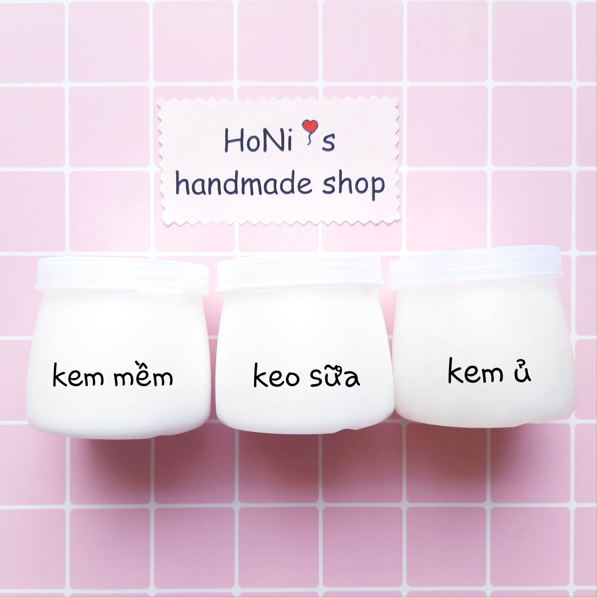 Combo 3 hủ kem ủ,kem mềm,keo sữa lớn dùng cho đất sét tự khô