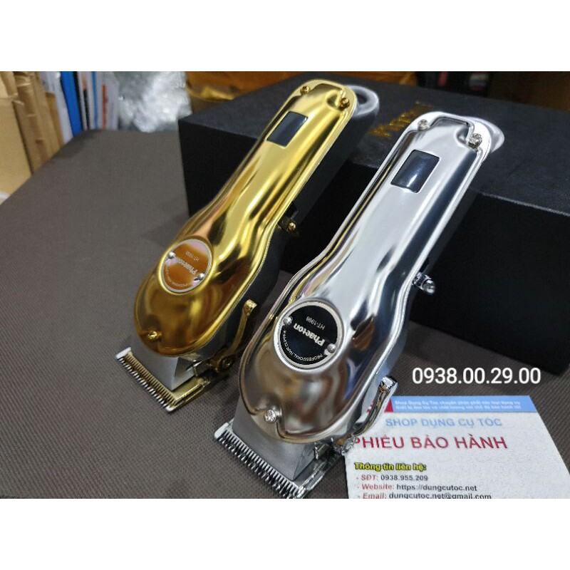 Tông Đơ Cắt Tóc Phaeton 1998 Cao Cấp Cho Thợ, Tông Đơ Lưỡi Cắt Siêu Bén Chuyên Fade Màn Hình LCD.(Ảnh thật)