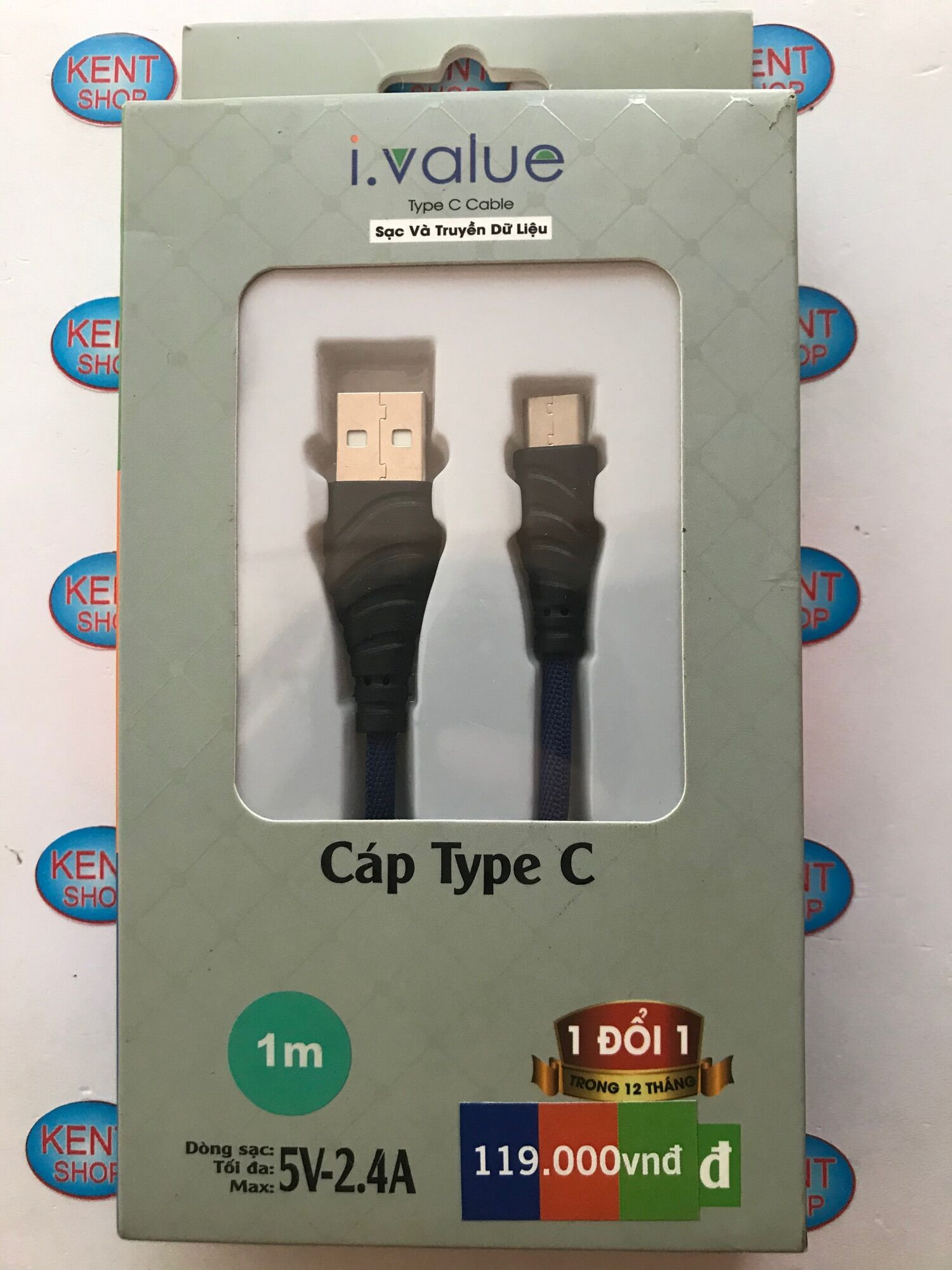 Cáp sạc I.value hàng công ty thanh lý, full box