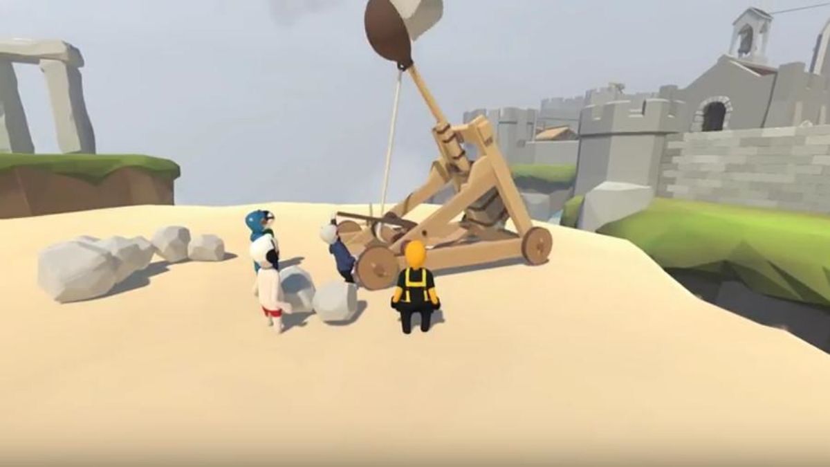 Đĩa chơi game PS4: Human Fall Flat