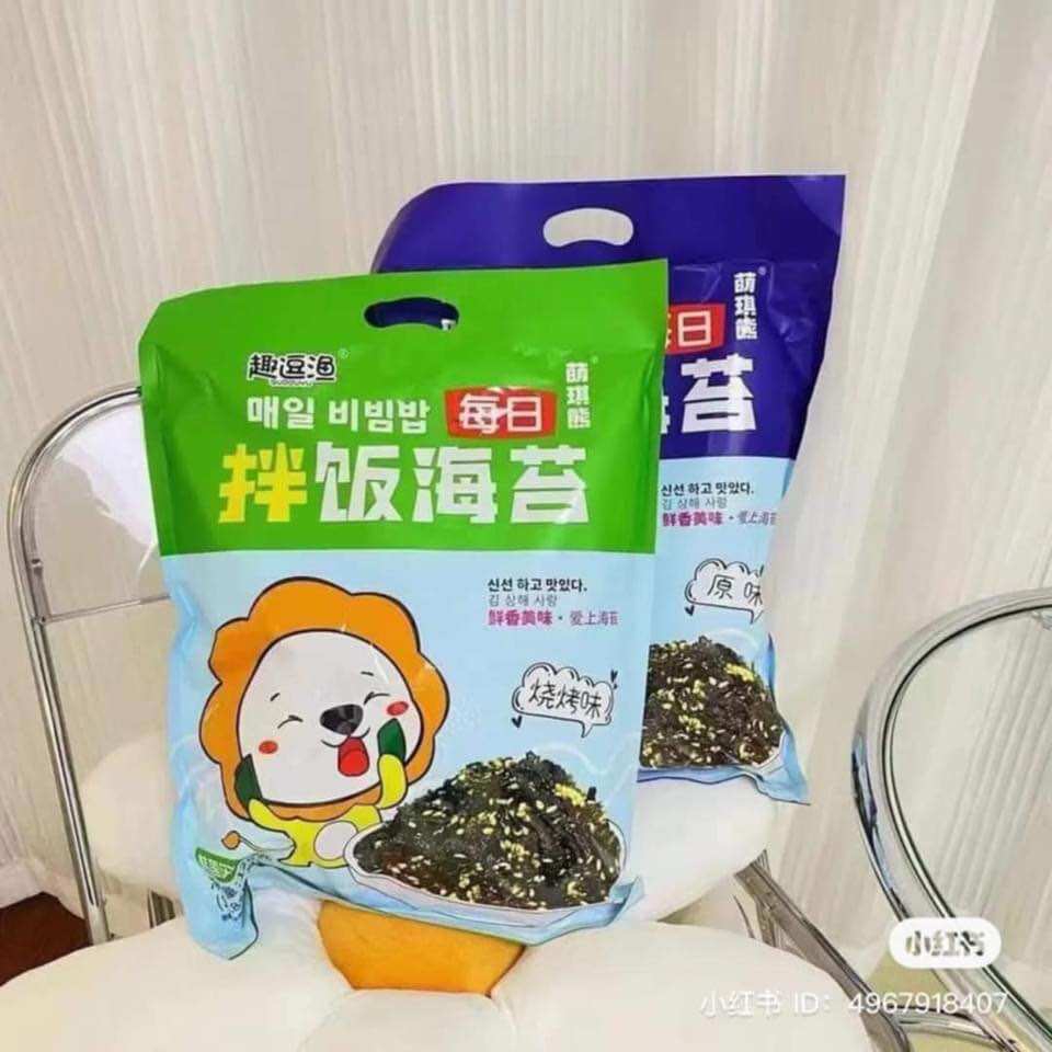Rong biển rắc cơm gói khổng lồ