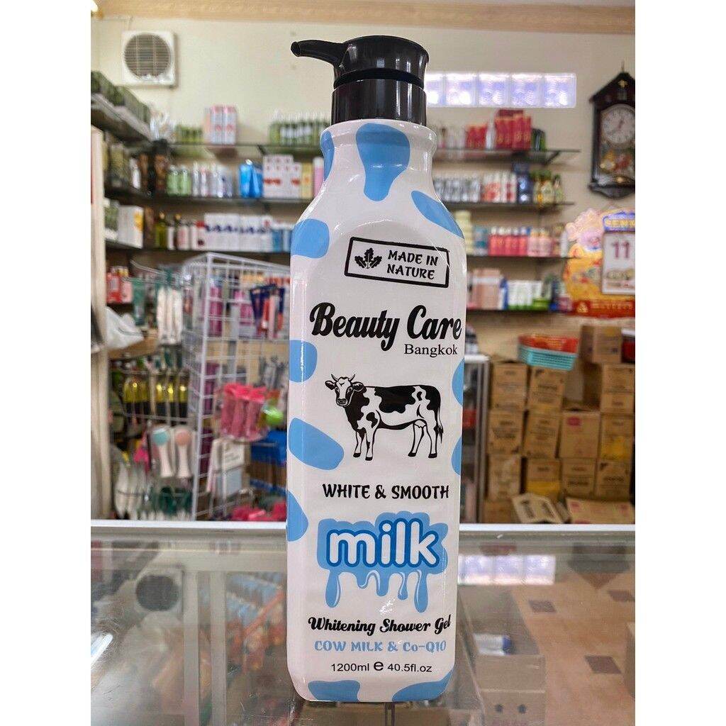 sữa tắm con bò beauty care 1200ml - hàng chuẩn thái lan