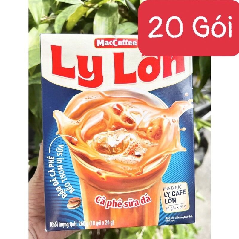 Cà Phê sữa Ly Lớn - Hộp 10 Gói - Giá Siêu rẻ