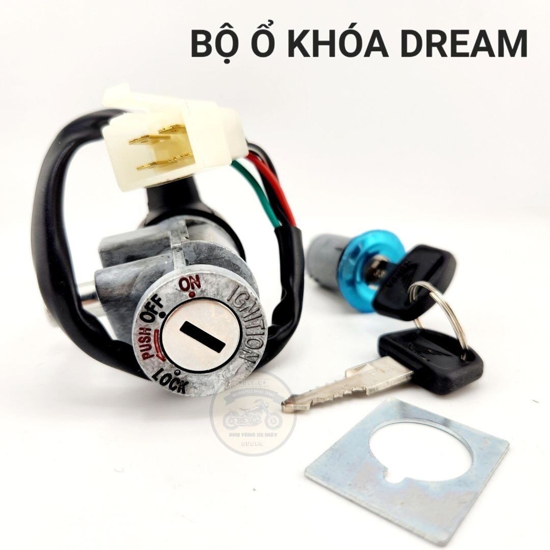 Bộ ổ khoá xe Dream bảo hành 3 tháng