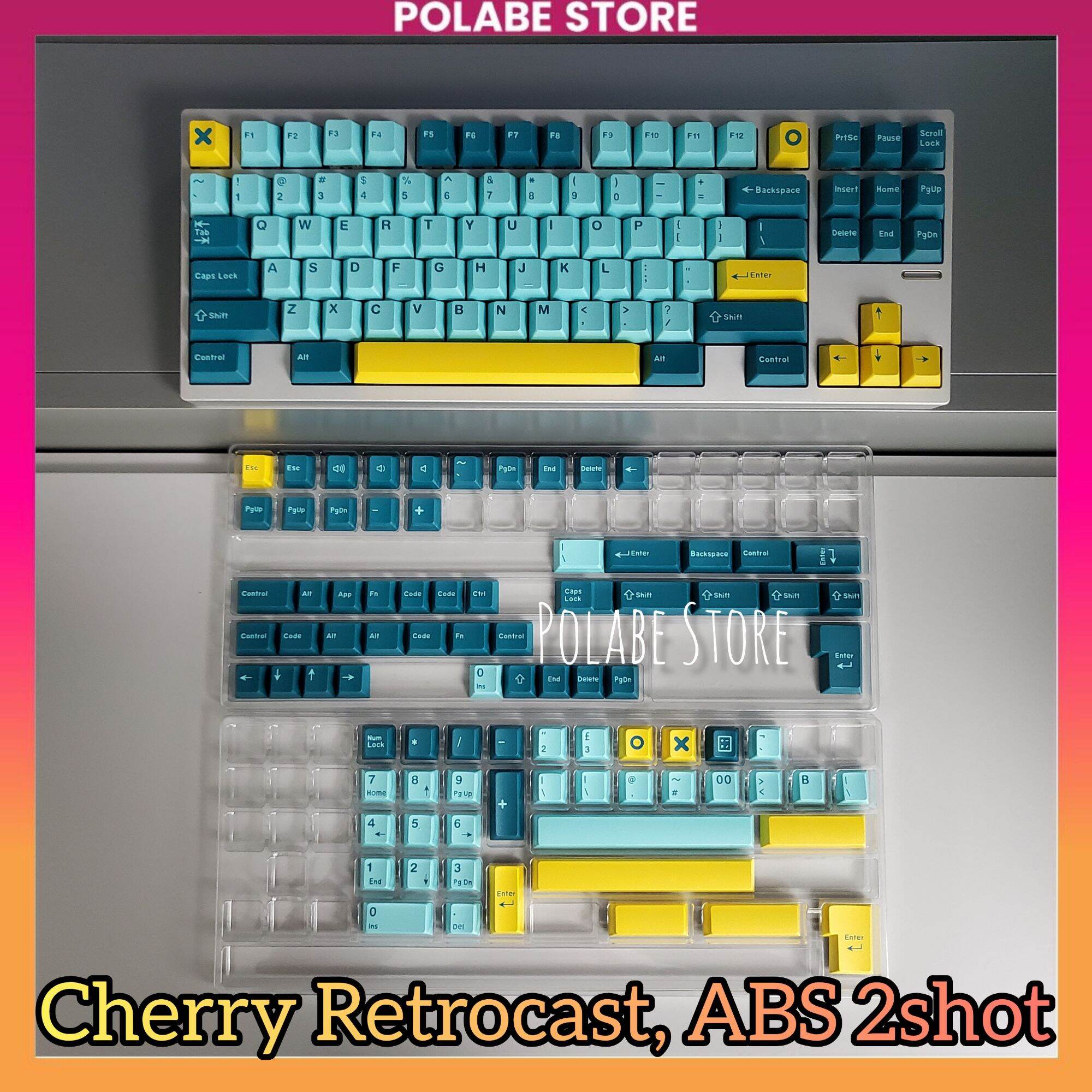 Keycap DaYe Retrocast Cherry profile ABS 2shot bàn phím cơ Polabe Store