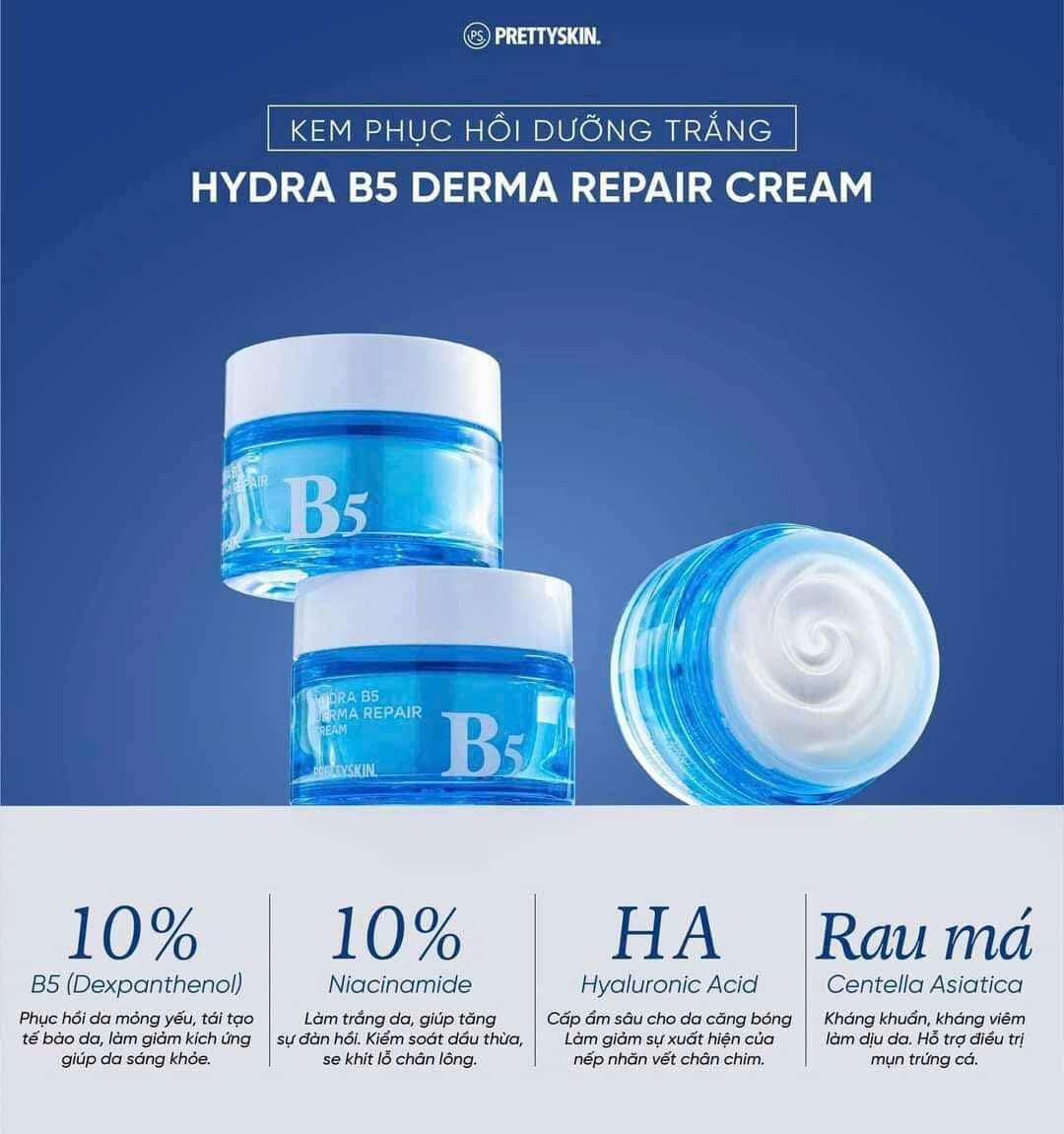 Kem Dưỡng B5 Prettyskin phục hồi giữ ẩm