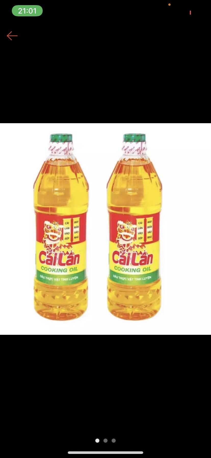 Dầu ăn cái lân 1 lít