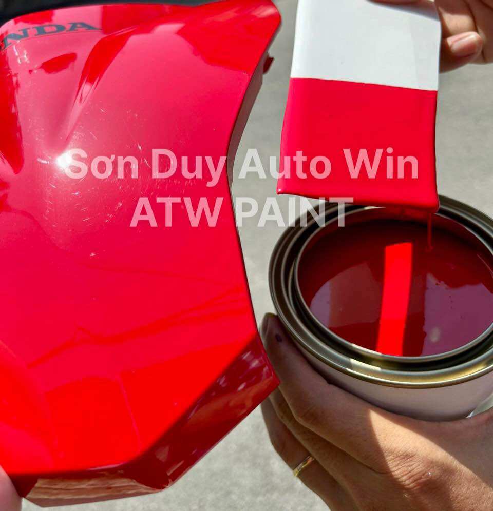 Sơn màu Đỏ Wave A Honda - Sơn xe máy 2k
