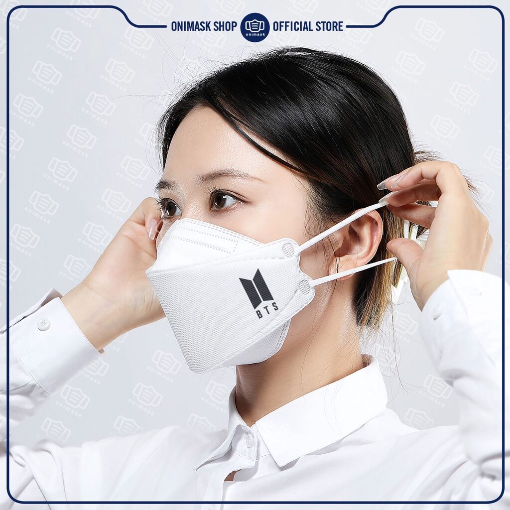 Khẩu trang KF94 BTS BT21 KPOP (10 cái)