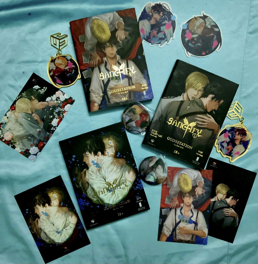SANCTIFY 1-3 PHỤ KIỆN ĐẶC BIỆT MÓC KHÓA POSTCARDS
